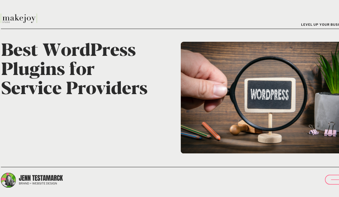 Best WordPress Plugins for Service Providers